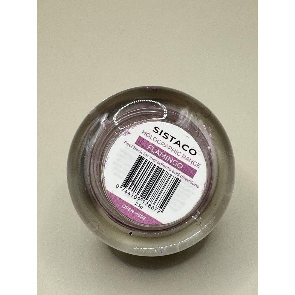 Sistaco Mineral Bond Powder- Flamingo (Holographic Range) - Very Lightly Used